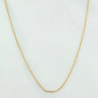 Cadena Militar 2.45 g / 19 3/4 in / 1 mm Oro Amarillo 18K