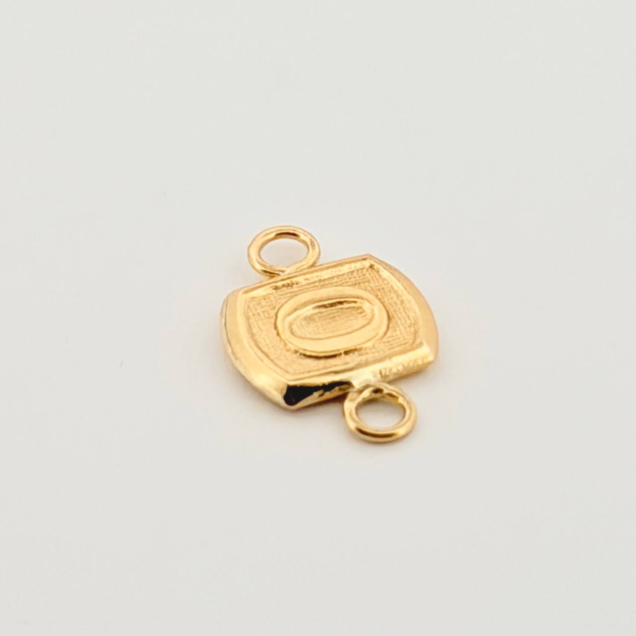 Herraje Letra O 0.3gr / 1/2 in / Oro Amarillo 18K