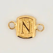 Herraje Letra N 0.25gr / 1/2 in / Oro Amarillo 18K