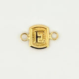 Charm Letter E 0.25gr / 1/2 in / Yellow Gold 18K