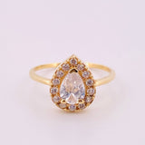 Anillo Gota 2.3gr / T6 / Oro Amarillo 18K