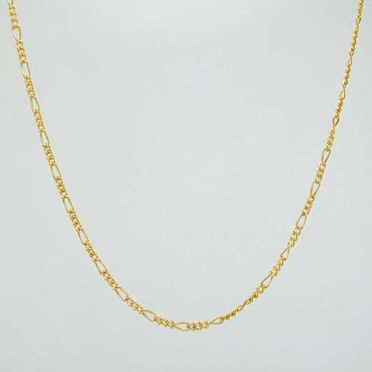 Figaro Chain 1.5 g / 19 3/4 in / 1.52 mm Yellow Gold 18K