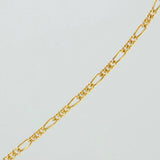 Cadena Figaro 1.8gr / 23 3/4 in / 1.2mm Oro Amarillo +1 18K %