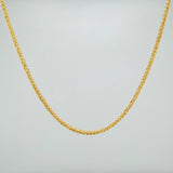 Cadena Franco 1.85gr / 19 3/4 in / 1.4mm Oro Amarillo +3 18K %