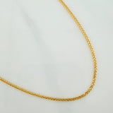 Cadena Franco 1.9gr / 19 3/4 in / 1.4mm Oro Amarillo +3 18K %