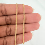 Cadena Franco 1.85gr / 19 3/4 in / 1.4mm Oro Amarillo +3 18K %