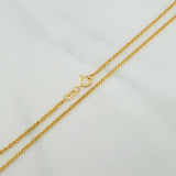 Cadena Franco 1.9gr / 19 3/4 in / 1.4mm Oro Amarillo +3 18K %
