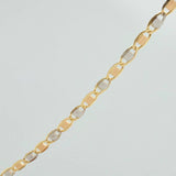 Cadena Escalera Plana 1.8gr / 18 in / 1.45mm Tres Oros +3 18K %