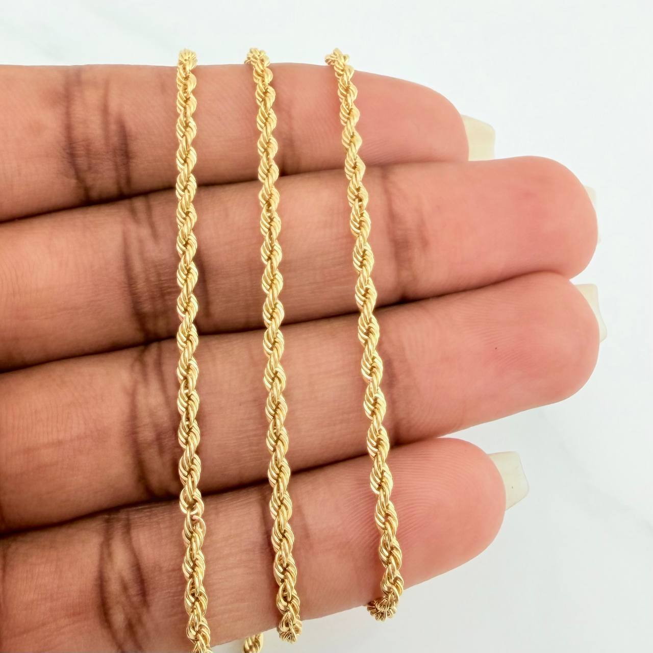 Cadena Lazo 2.85gr / 20 in / 2.15mm Oro Amarillo +3 18K %