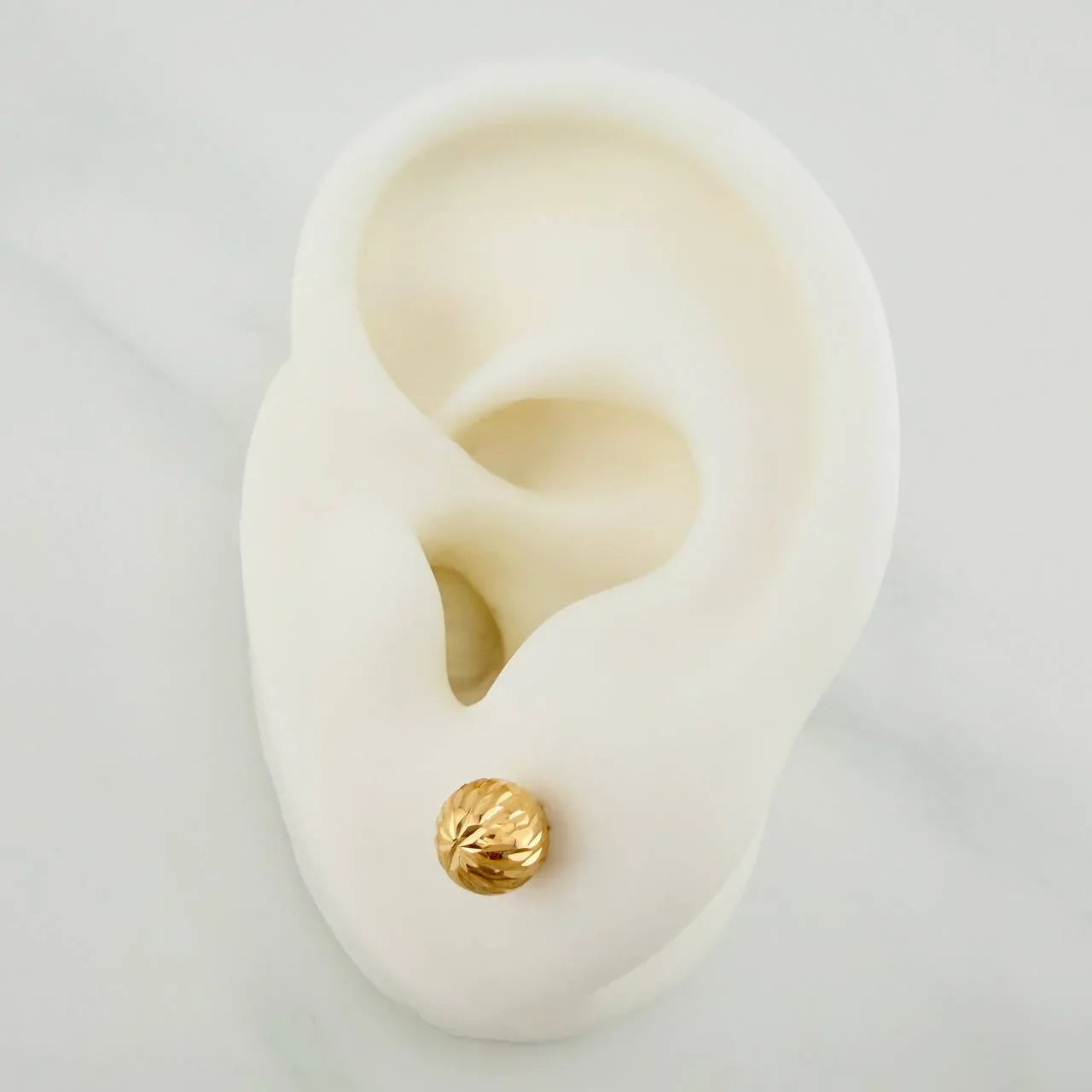 Topos Bola Diamantada 0.8 g / 6 mm Oro Amarillo 18K