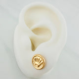Topos Sello Corona 1.1gr / 8mm Oro Amarillo 18K &