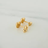 Topos Corazon 0.55gr / 5.8mm Oro Amarillo 18K &