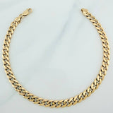 Cuban Links Bracelet 6.15gr / 8 1/4 in / 5mm Special National 18K Yellow Gold %