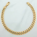 Pulso Cubano 10gr / 8 in / 6mm Oro Amarillo Nac.Esp. 18K $