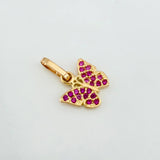 Dije Mariposa 0.7 g / 1/2 in Oro Amarillo 18K