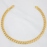 Pulso Cubano 5.35 g / 8 in / 4.95 mm Oro Amarillo 18K