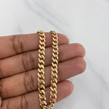 Pulso Cubano 5.35 g / 8 in / 4.95 mm Oro Amarillo 18K