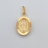 Dije Virgen Milagrosa 1.1gr / 1 in / Oro Amarillo 18K %