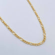Cadena Figaro 3.15gr / 23 1/2 in / 2.1mm Oro Amarillo +1 18K %