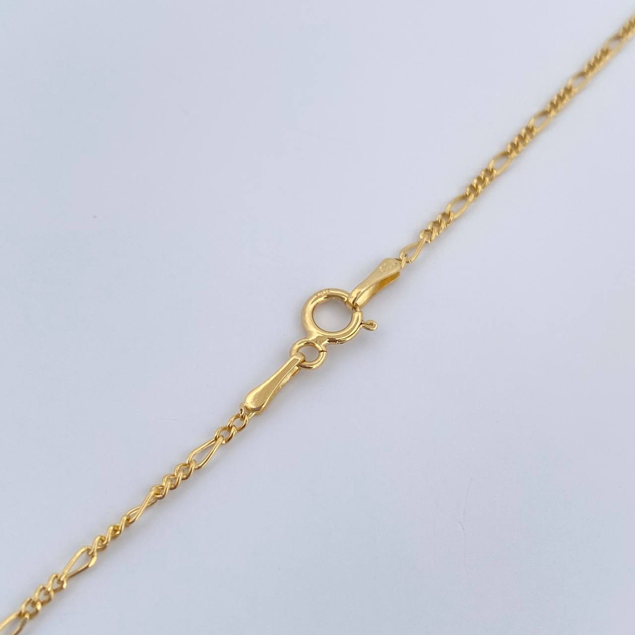 Cadena Figaro 1.55gr / 20 in / 2mm Oro Amarillo +1 18K %
