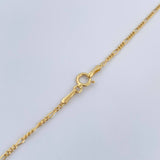 Figaro Chain 1.45gr / 19 3/4 in / 2mm Yellow Gold +1 18K %