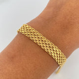 Pulso Chino 5.05gr / 6 3/4 in / 8.15mm Oro Amarillo +1 18K &