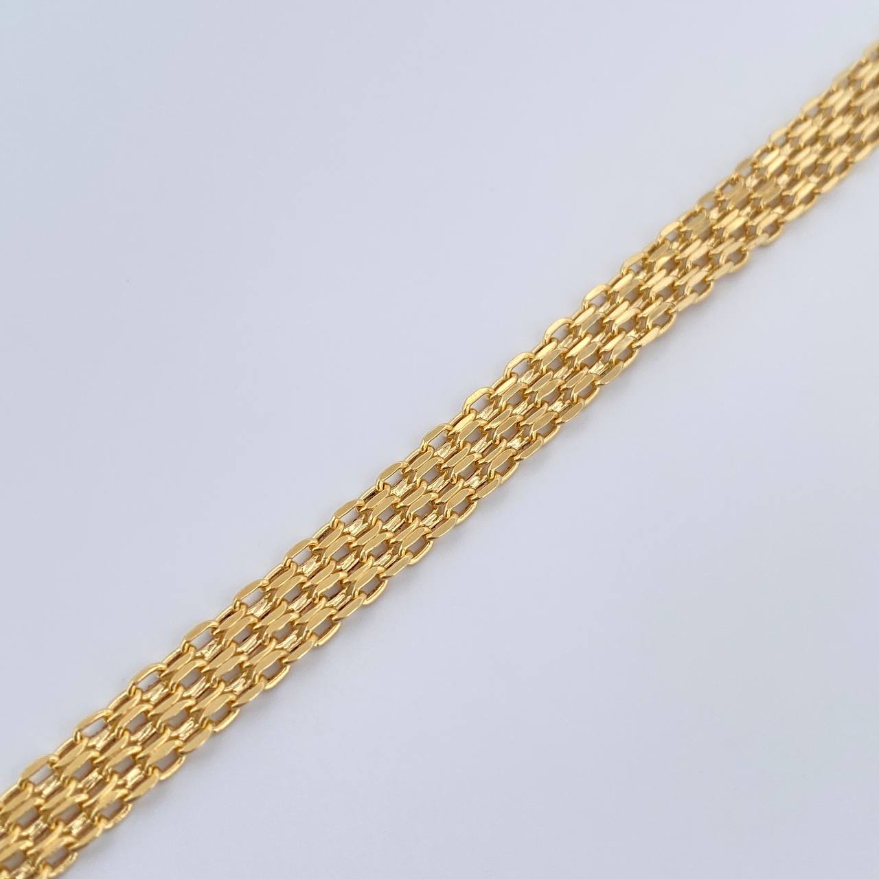 Pulso Chino 3.5gr / 6 3/4 in / 5.1mm Oro Amarillo +1 18K %