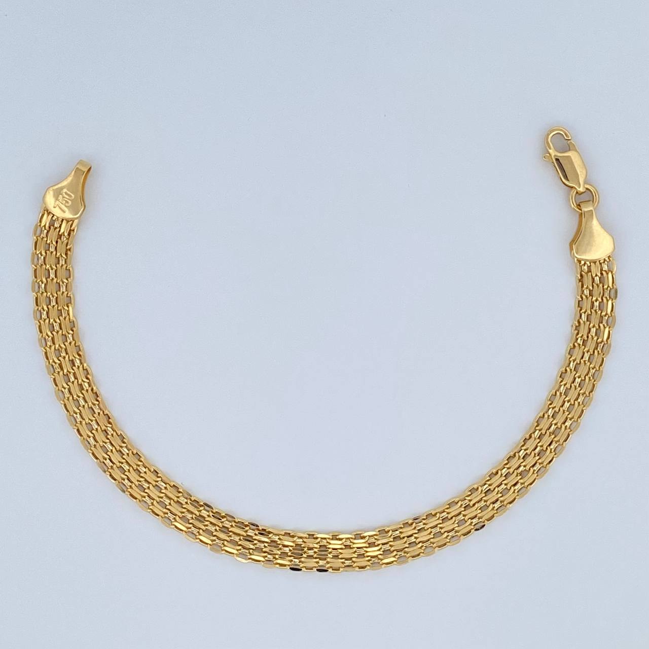 Pulso Chino 3.5gr / 6 3/4 in / 2.3mm Oro Amarillo +1 18K &