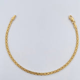 Bismark Bracelet 1.3gr / 6 1/2 in / 2.05mm Yellow Gold +1 18K %