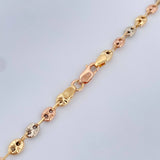 Cadena GC 10.4gr / 24 3/4 in / 4mm Tres Oros 18K %