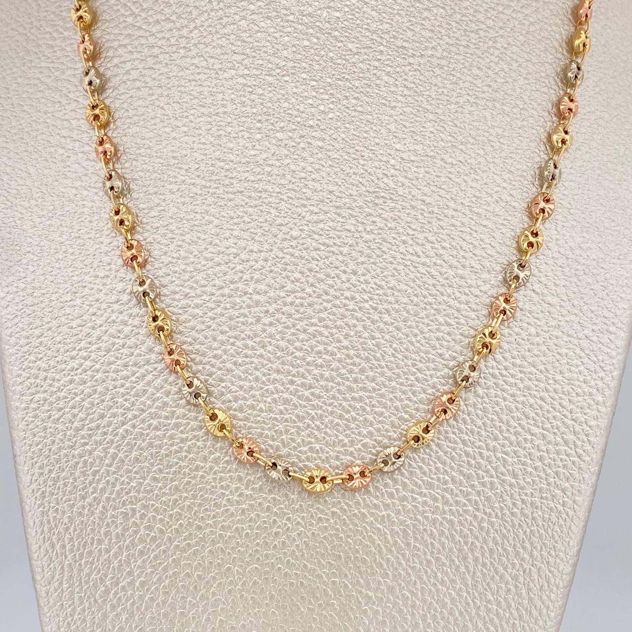 Cadena GC 10.4gr / 24 3/4 in / 4mm Tres Oros 18K %