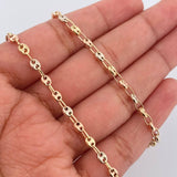 Cadena GC 7.8gr / 24 1/2 in / 2.8mm Tres Oros 18K %