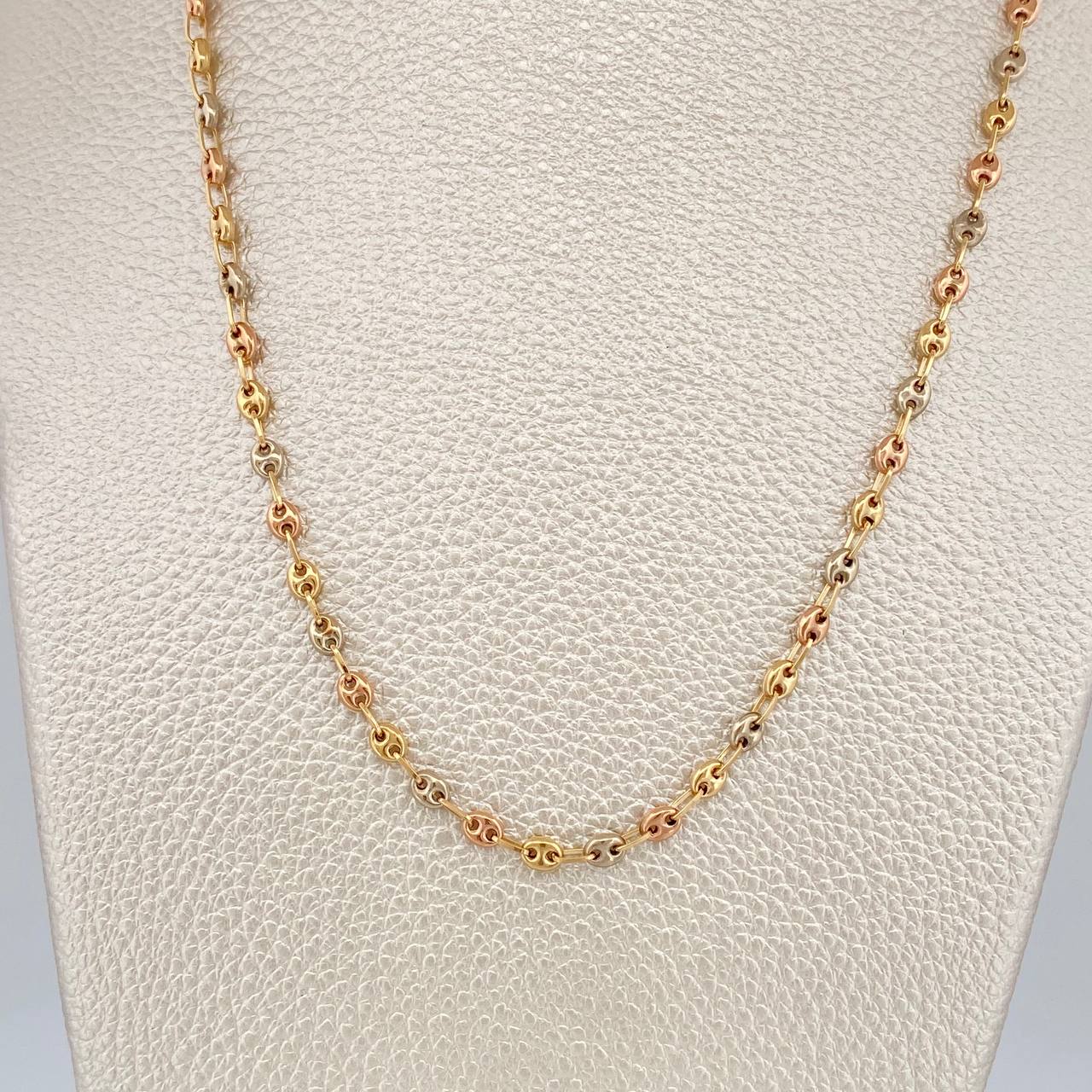 Cadena GC 7.8gr / 24 1/2 in / 2.8mm Tres Oros 18K %