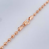 Cadena Militar 26.55gr / 25 1/2 in / 4mm Oro Rosa 18K %