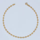 Tobillera GC 2.65gr / 10 1/4 in / 3.27mm Oro Amarillo 18K %