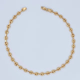 Tobillera GC 3.5gr / 10 1/4 in / 4mm Oro Amarillo 18K %