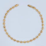 Tobillera GC 4.5gr / 9 1/2 in / 4mm Oro Amarillo 18K %