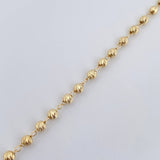 Military Style Bracelet 3.3gr / 7 1/2 in / 3.6mm Yellow Gold 18K %