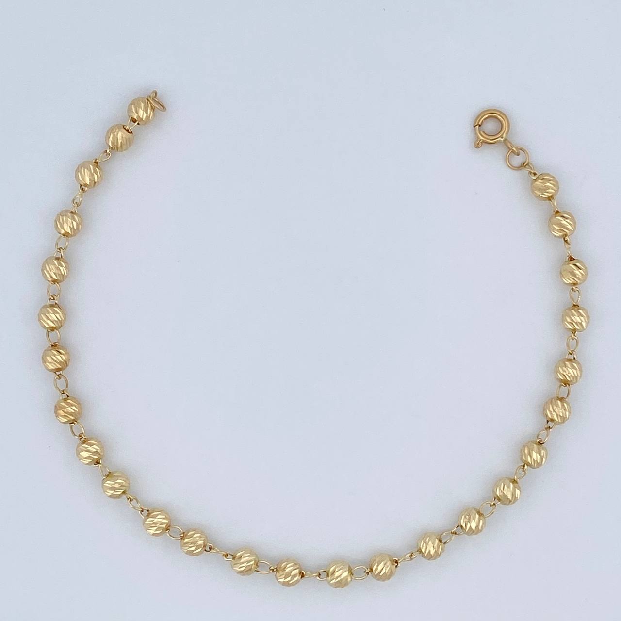 Military Style Bracelet 3.3gr / 7 1/2 in / 3.6mm Yellow Gold 18K %