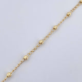 Pulso Espiga 1.55gr / 7 1/2 in / 3mm Oro Amarillo 18K %