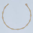 Pulso Espiga 1.55gr / 7 1/2 in / 3mm Oro Amarillo 18K %