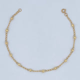 Pulso Espiga 1.55gr / 7 1/2 in / 3mm Oro Amarillo 18K %