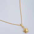 Set Cadena y Dije Veneciana + Estrella 1.55gr / 17 3/4 in / 0.6mm Oro Amarillo 18K %