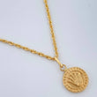 Lazo Chain and Pendant Set + Crown 2.2gr / 17 3/4 in / 0.9mm 18K Yellow Gold %