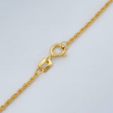 Set Cadena y Dije Lazo + Virgen Guadalupe 1.7gr / 17 3/4 in / 0.85mm Oro Amarillo 18K %