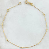 Venetian Bracelet 0.75gr / 17cm-19cm / Italian Yellow Gold Special 18K