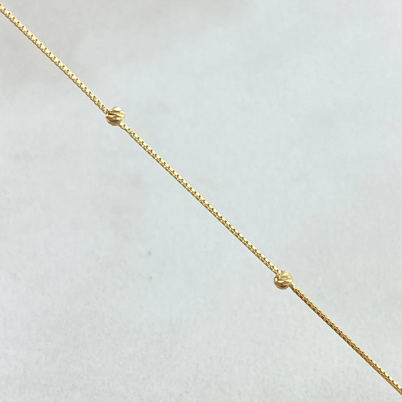 Venetian Bracelet 0.75gr / 17cm-19cm / Italian Spanish Yellow Gold 18K ©