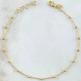 Military Type Bracelet 1.3gr / 17cm-19cm / Italian Spanish Yellow Gold 18K ©