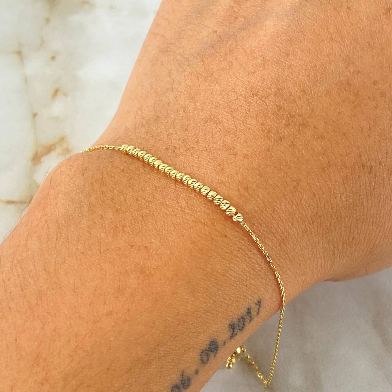 Classic Link Bracelet 1.15gr / 10cm / Italian Special Yellow Gold 18K ©