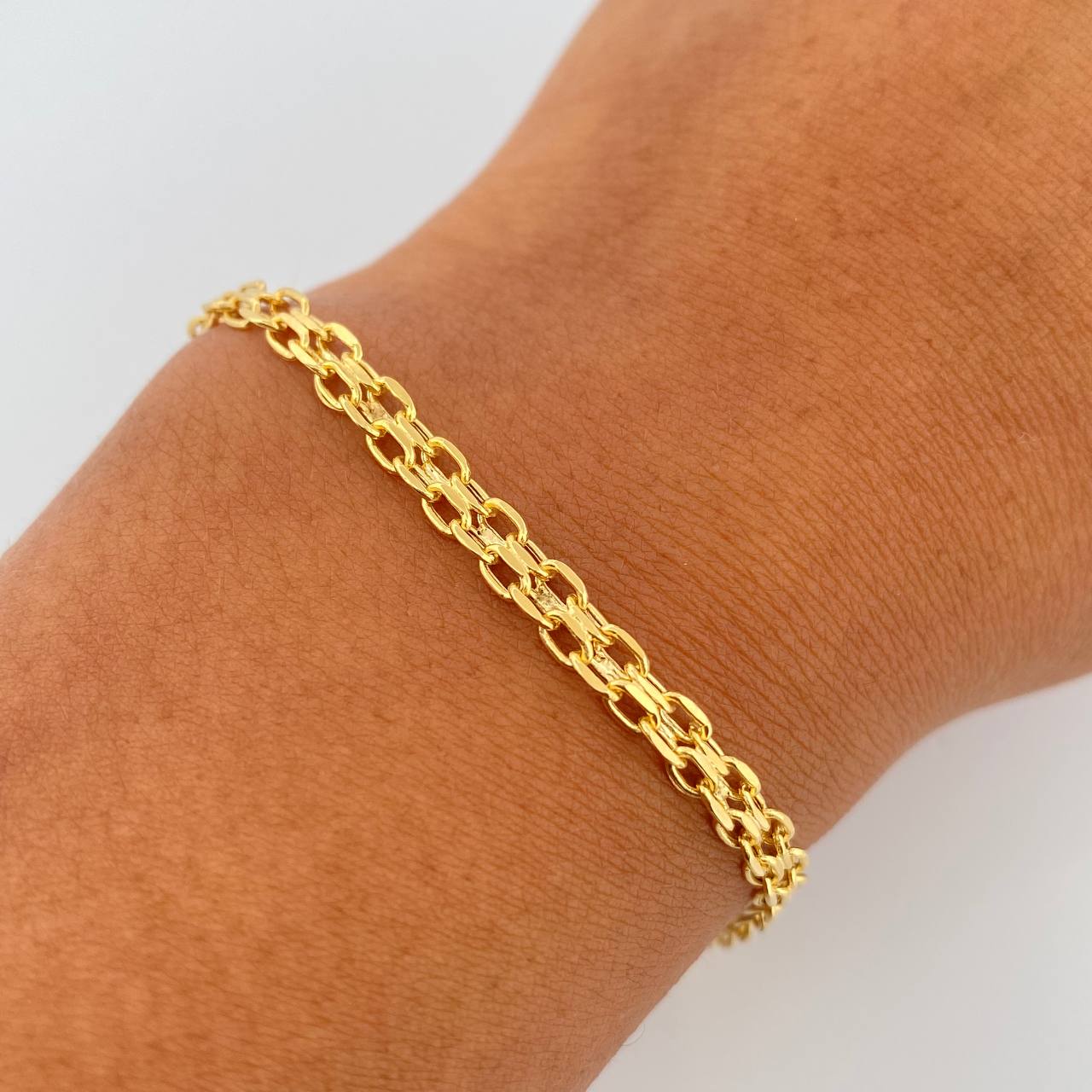 Bismark Bracelet 2.4gr / 6 1/2 in / 3.6mm Yellow Gold +1 18K $